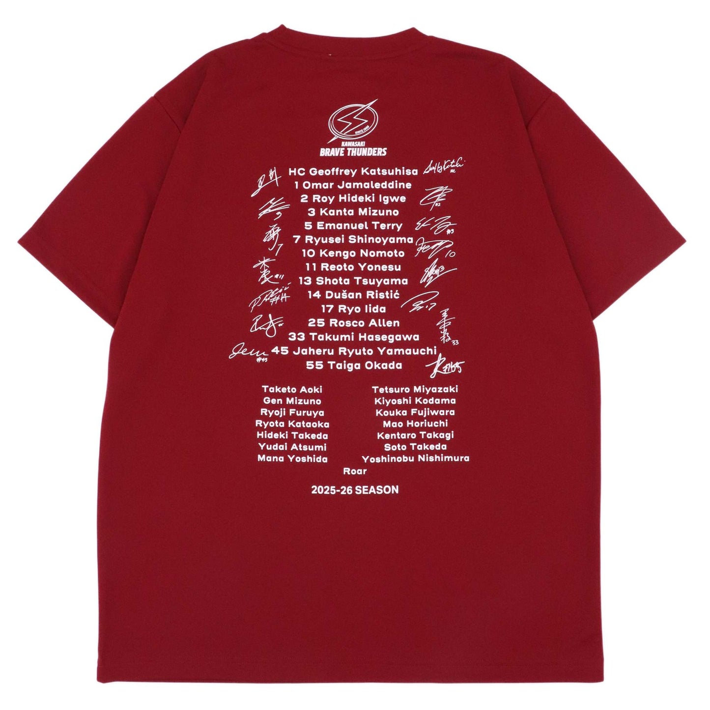 【受注販売】【7月上旬発送予定】2025-26 THUNDERS FAMILY FOREVER Tシャツ