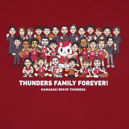【受注販売】【7月上旬発送予定】2025-26 THUNDERS FAMILY FOREVER Tシャツ