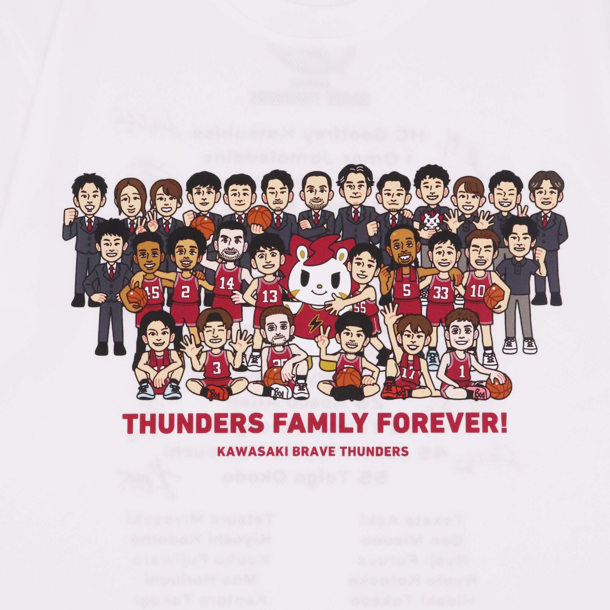 受注販売】【7月上旬発送予定】2025-26 THUNDERS FAMILY FOREVER T