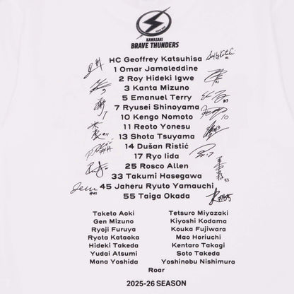 【受注販売】【7月上旬発送予定】2025-26 THUNDERS FAMILY FOREVER Tシャツ
