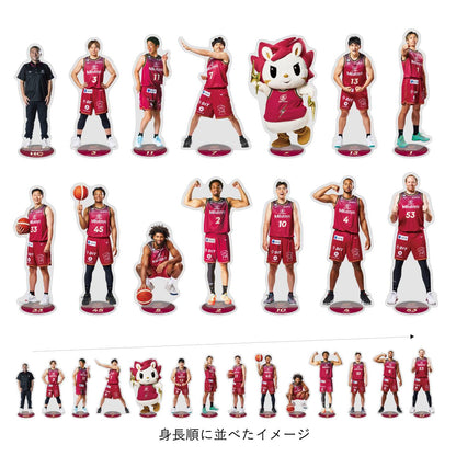2026-27 選手1/10サイズ BIGアクリルスタンド